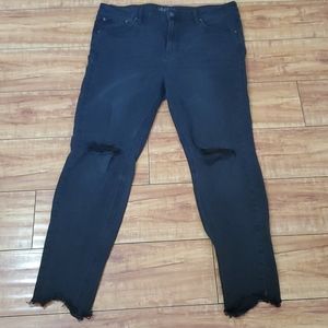 Wild Fable Grey Black High Rise Skinny Jeans